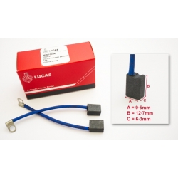 Escova Dinamo LU Peq. 9.5x6.3mm x12.7mm Alt( par ) 200290